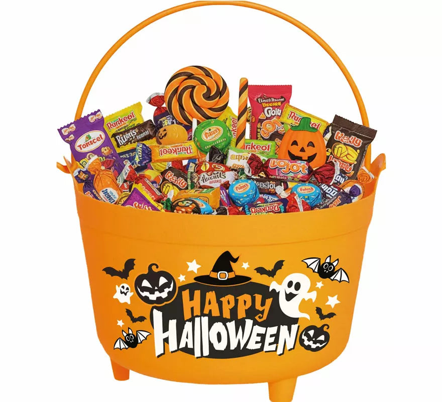 Translation missing: fr.Caldero 'Happy Halloween' de 24x23x15 cm