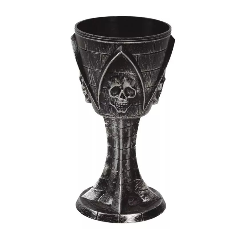 Translation missing: fr.Caliz Negro con Calavera de 19 cm