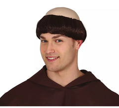 Moine chauve aux cheveux en boîte