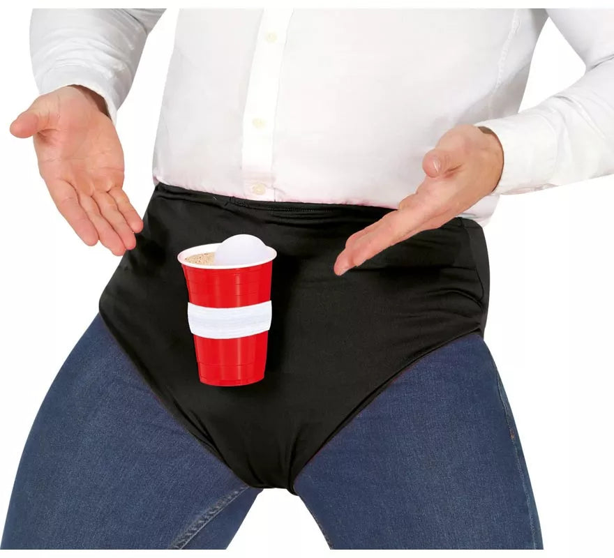 Translation missing: fr.Calzoncillos negro Ping-Pong Beer adulto