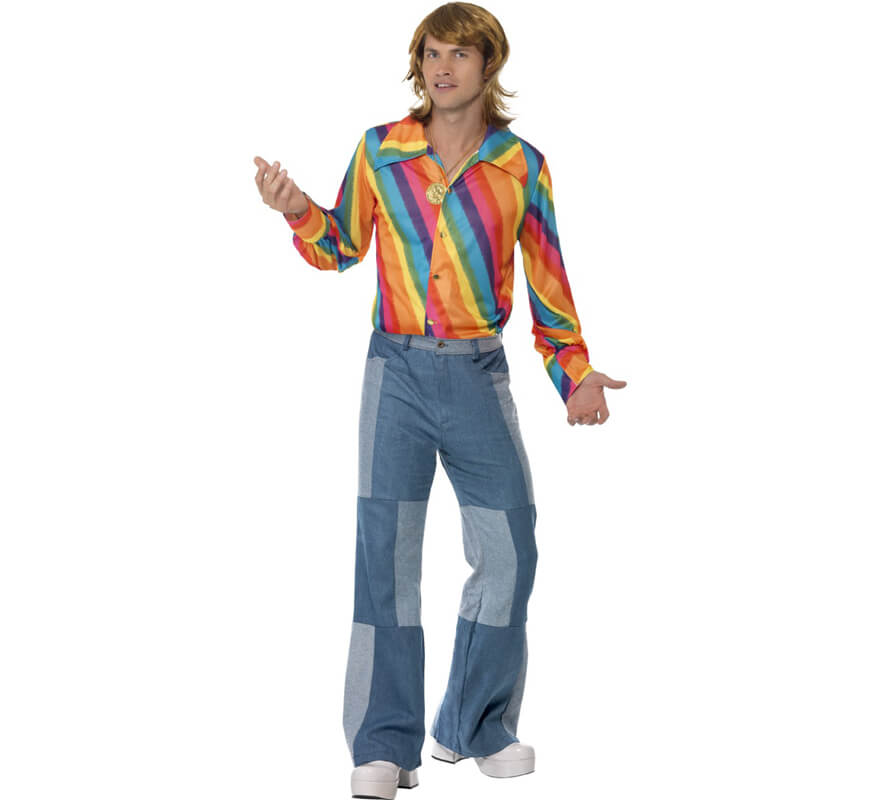 Translation missing: fr.Camisa Arco Iris de los 70 para hombre