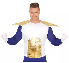 Chemise d'armure de guerrier Saiyan adulte