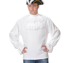 Chemise blanche avec chorreras
