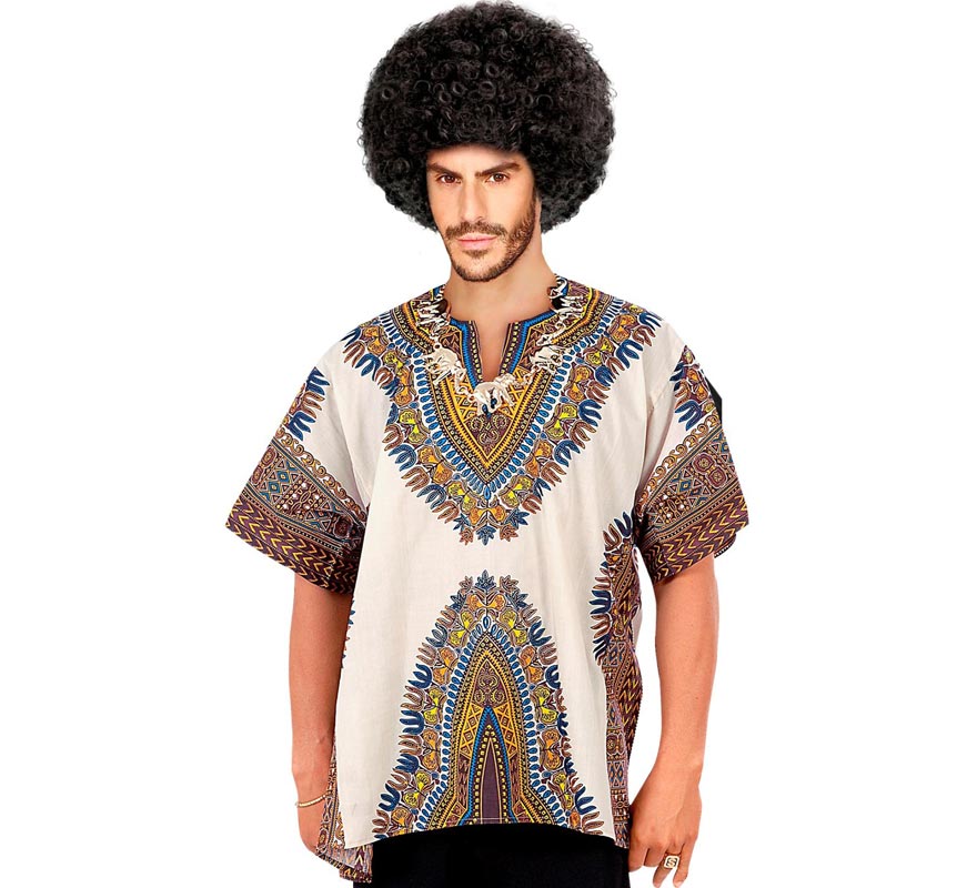 Translation missing: fr.Camisa de Estampado Africano adulto