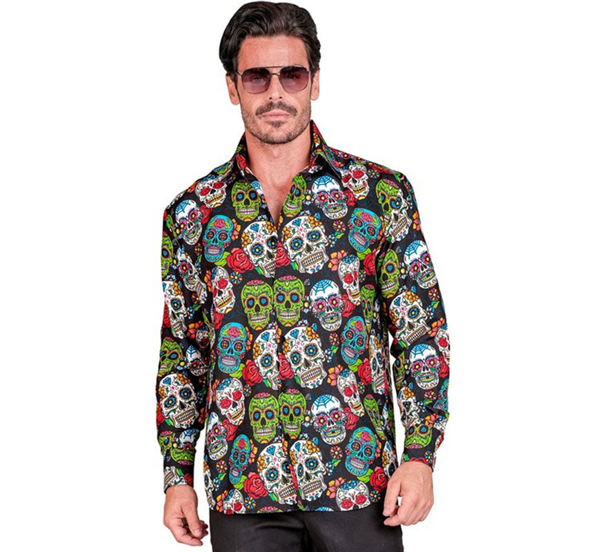 Translation missing: fr.Camisa Día de Los Muertos para hombre