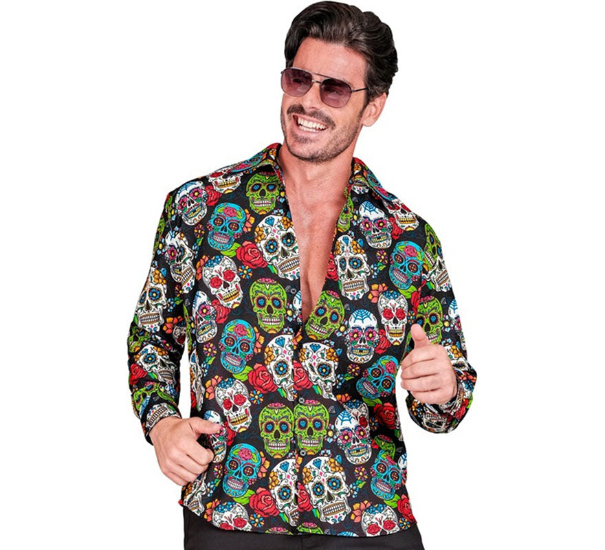 Translation missing: fr.Camisa Día de Los Muertos para hombre