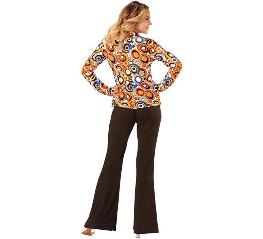 Translation missing: fr.Camisa Disco Estampada Años 70 para mujer