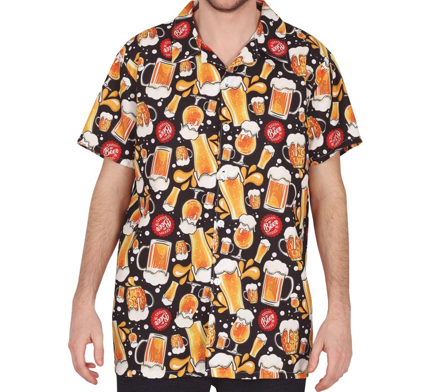 Translation missing: fr.Camisa estampado de Cerveza adulto