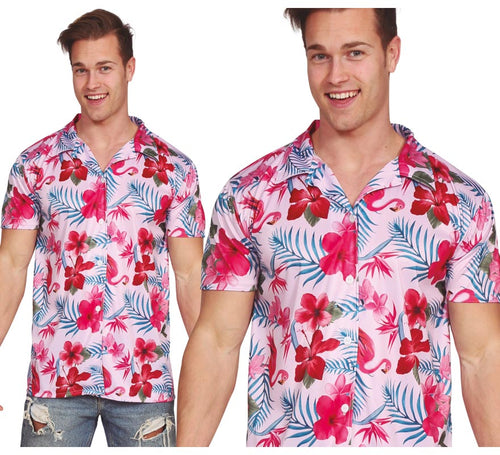 Camisa Hawaiana de Flamenco para hombre