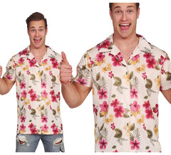 Chemise à fleurs hawaïennes pour homme