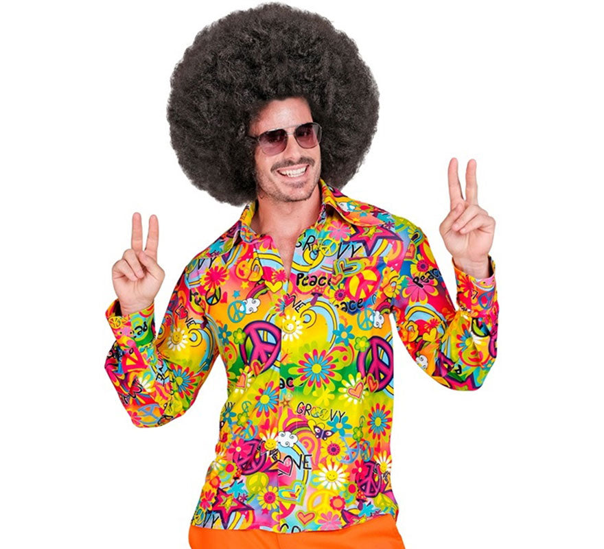 Translation missing: fr.Camisa Hippie de la Paz Años 60 para hombre