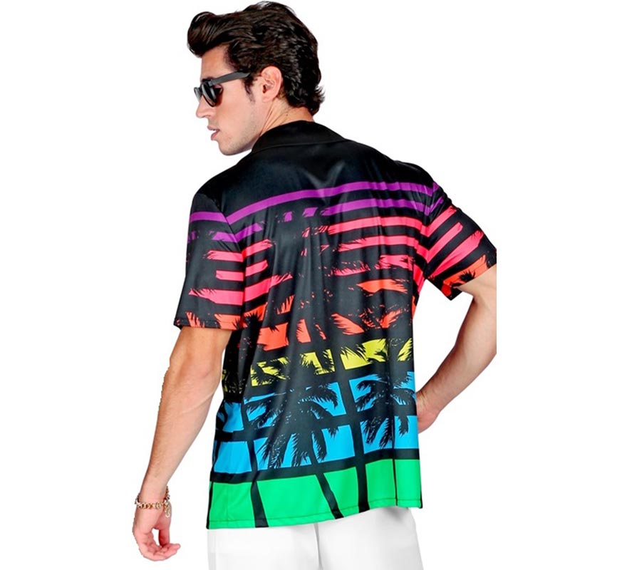 Translation missing: fr.Camisa manga corta Hawaiana Años 80 para hombre