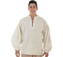 Chemise Médiévale Beige pour homme