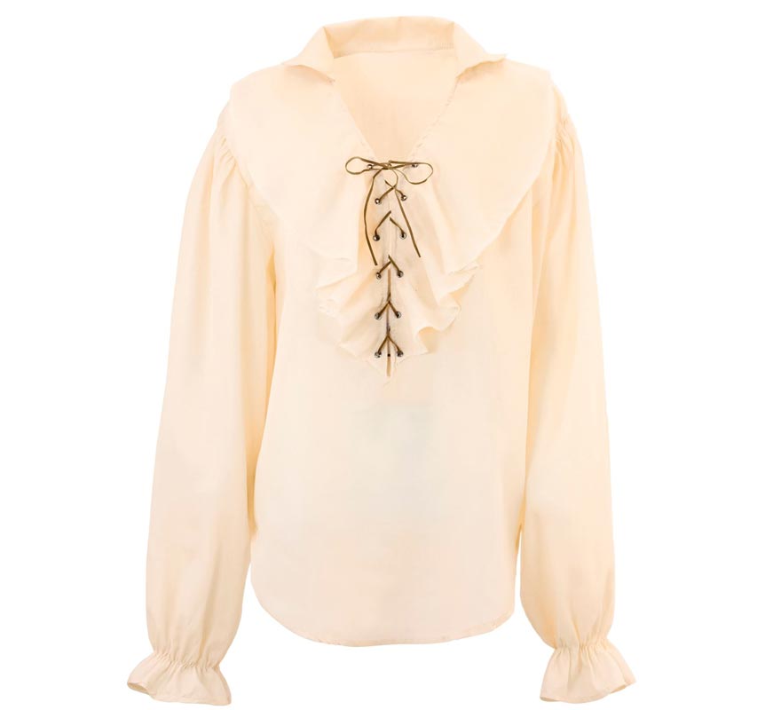 Translation missing: fr.Camisa Medieval Renacentista beige para mujer