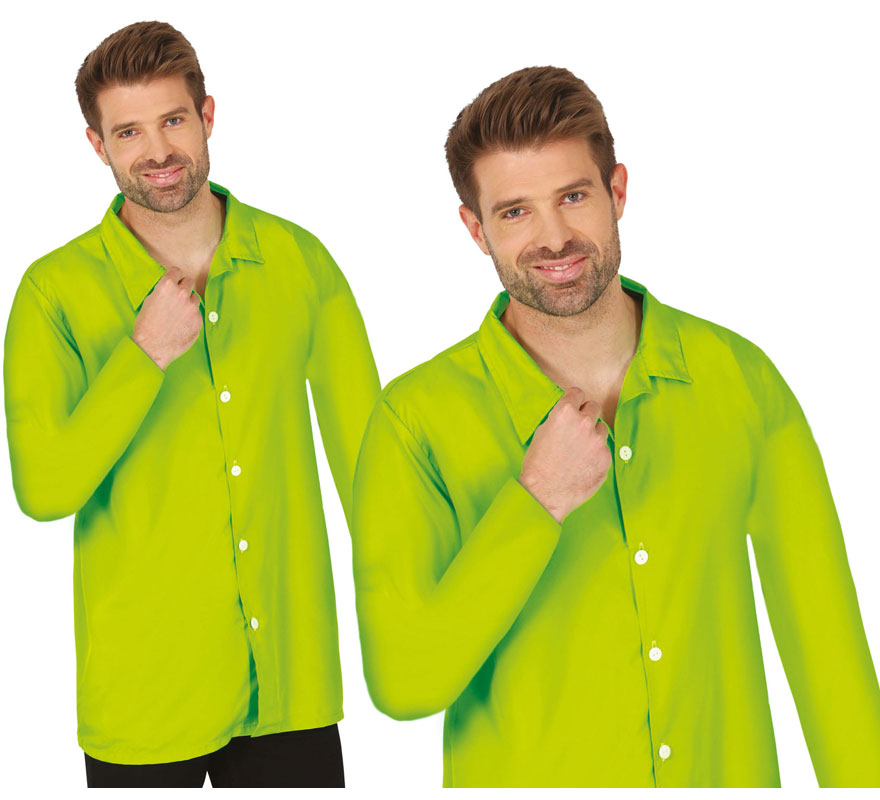 Translation missing: fr.Camisa neón verde adulto