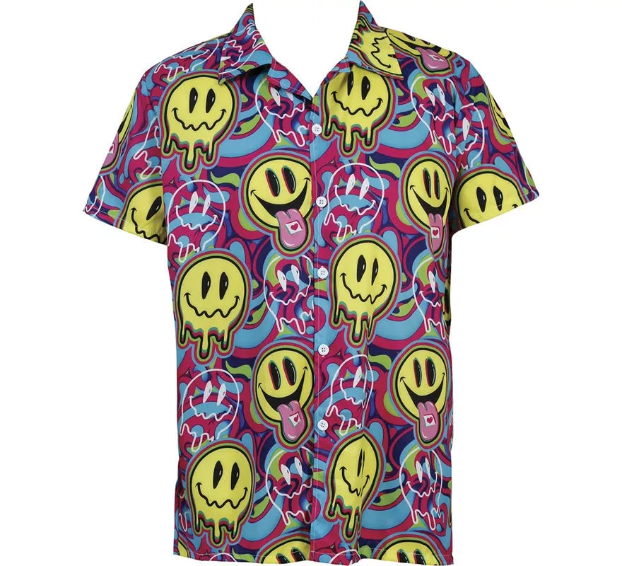 Translation missing: fr.Camisa Psicodélica Smile para hombre