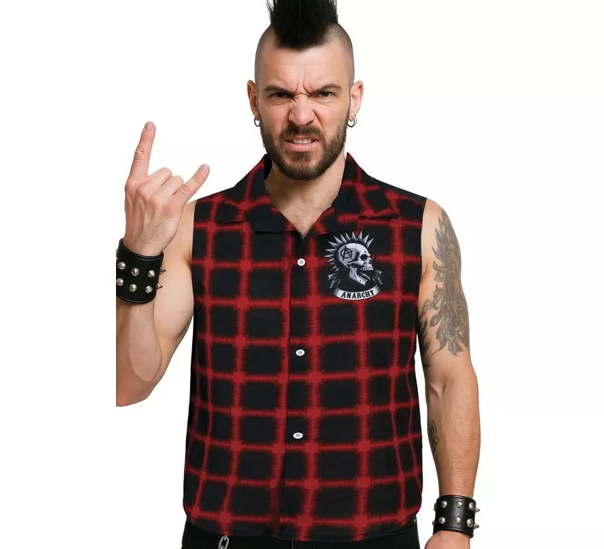Translation missing: fr.Camisa Punk a cuadros para hombre