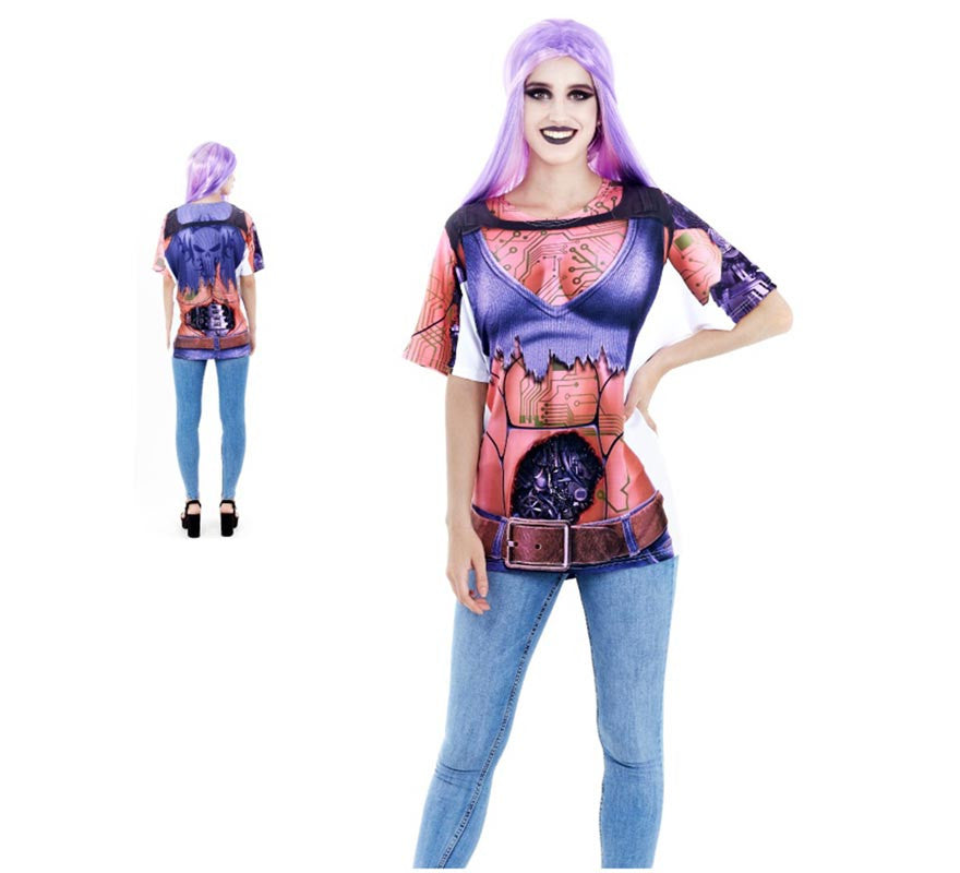 Translation missing: fr.Camiseta con estampado Halloween para mujer