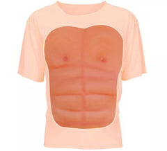 T-shirt poitrine musclée pour hommes
