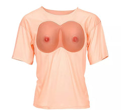 T-shirt avec Seins pour homme