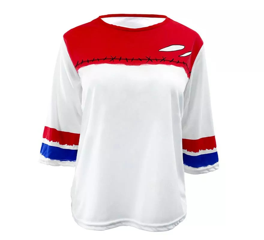 Translation missing: fr.Camiseta de Béisbol de Payasa Villana para niña