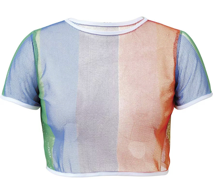 Translation missing: fr.Camiseta de Rejilla Arcoíris para mujer