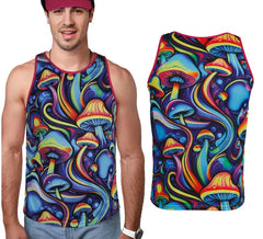 Débardeur homme à motif champignon psychédélique