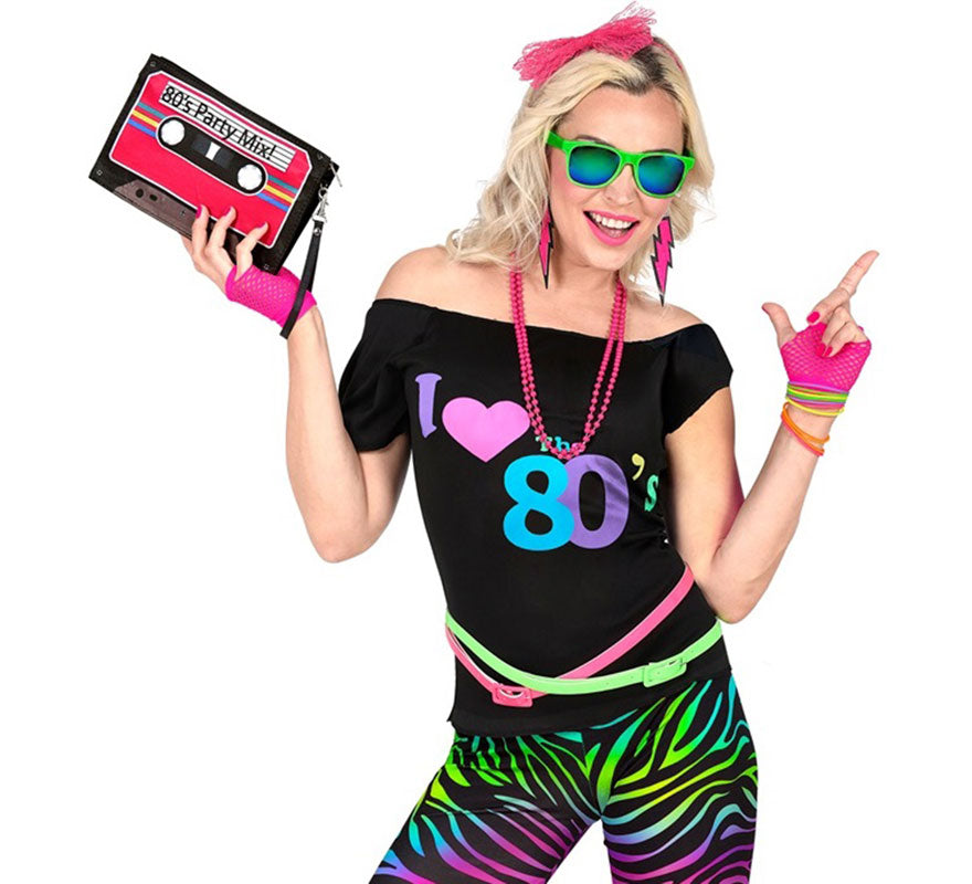 Translation missing: fr.Camiseta Disco Años 80 para mujer