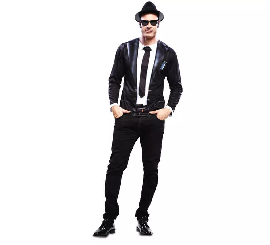 Translation missing: fr.Camiseta disfraz Bluesman para hombre