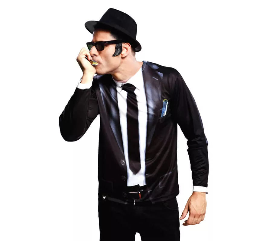 Translation missing: fr.Camiseta disfraz Bluesman para hombre