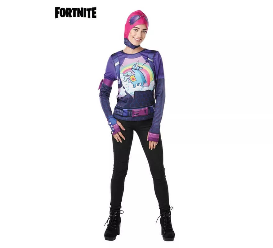Translation missing: fr.Camiseta Disfraz con Capucha Brite Bomber Fortnite para mujer