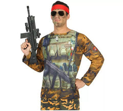 T-shirt soldat Camouflage pour homme, Disponible en taille M-L
