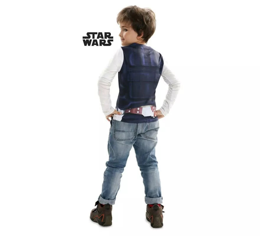 Translation missing: fr.Camiseta disfraz Han Solo de Star Wars para niño