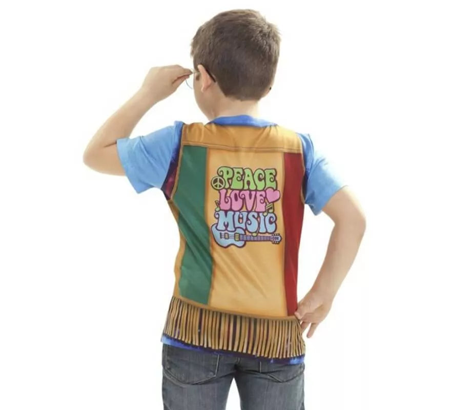 Translation missing: fr.Camiseta disfraz Hippie para niño