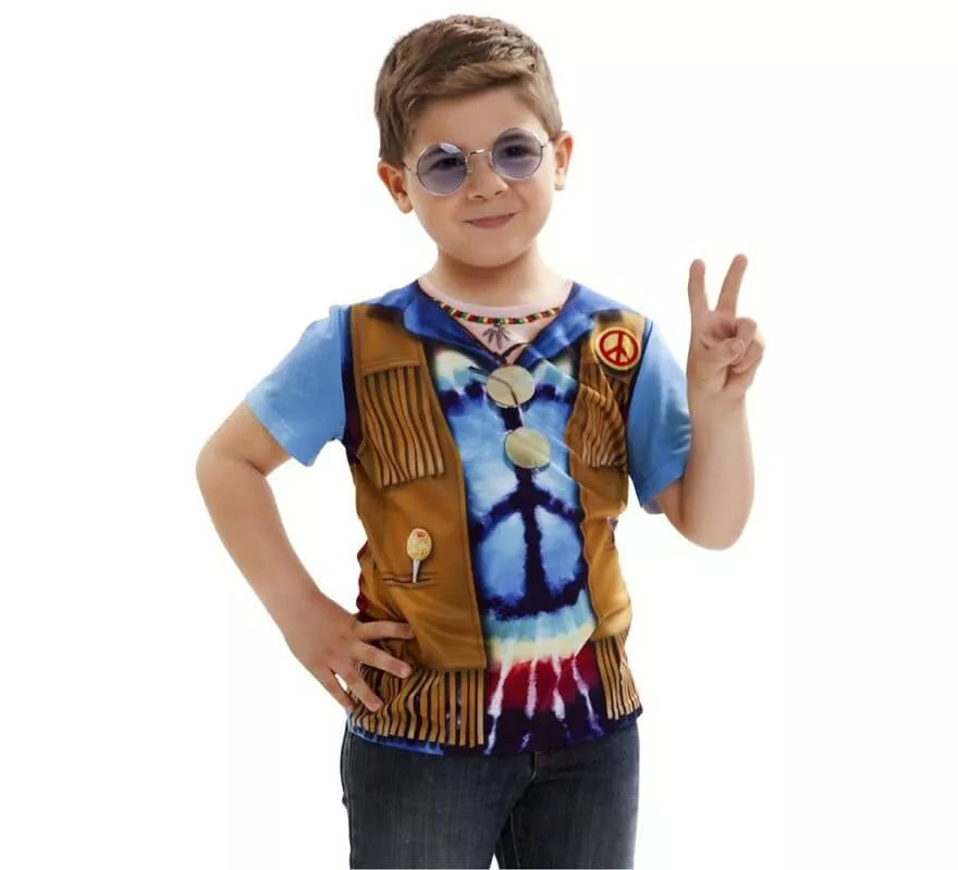 Translation missing: fr.Camiseta disfraz Hippie para niño