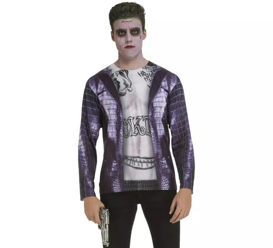 Translation missing: fr.Camiseta disfraz Joker Suicida para hombre