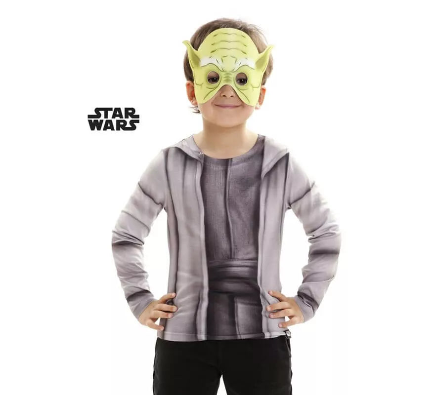 Translation missing: fr.Camiseta disfraz Maestro Yoda de Star Wars para niño