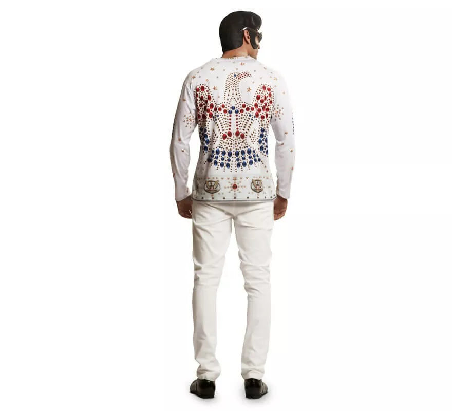 Translation missing: fr.Camiseta disfraz rey del rock para hombre