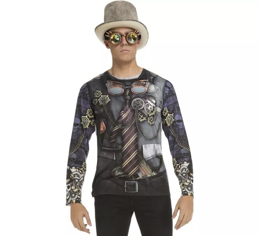 Translation missing: fr.Camiseta disfraz Steampunk para hombre