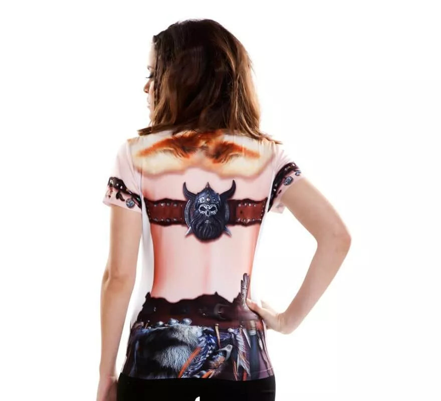 Translation missing: fr.Camiseta disfraz Viking Girl para mujer
