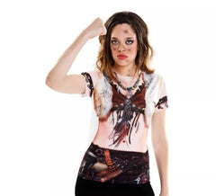 T-shirt Déguisement fille viking pour femme