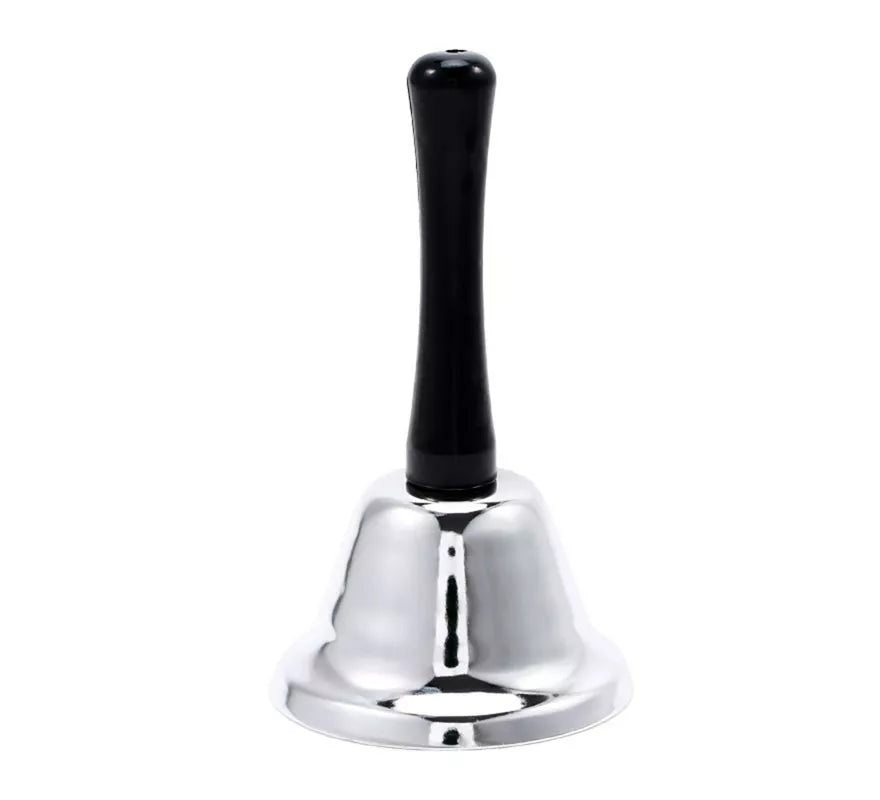 Translation missing: fr.Campana de Mano Plateado de 7,5 cm