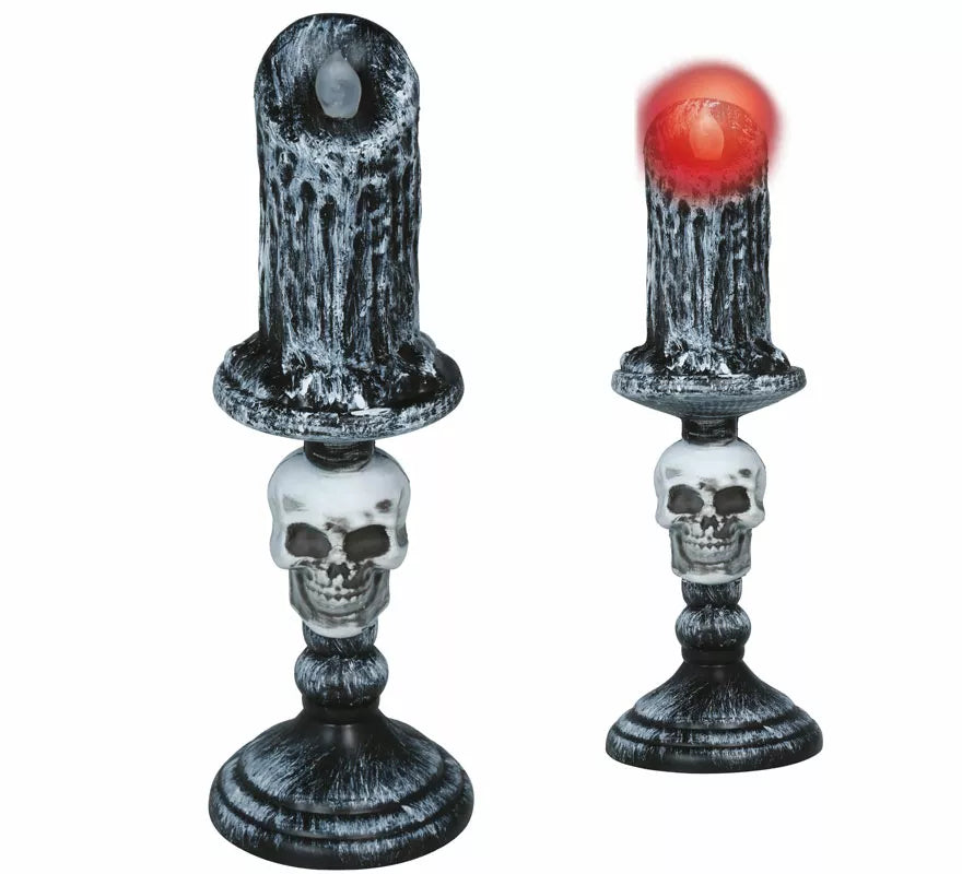 Translation missing: fr.Candelabro Calavera con Luz de 26 cm
