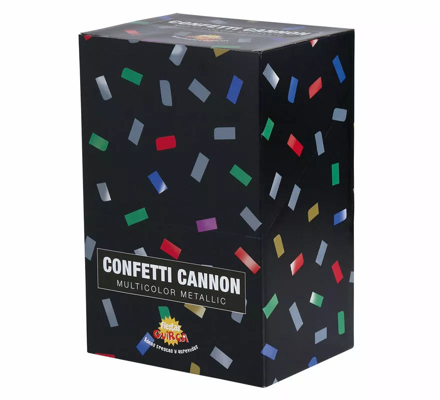 Translation missing: fr.Cañón Confetti Kabuki Metálico Multicolor de 30 cm