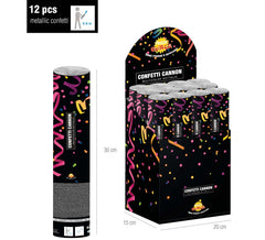 Canon de confettis Kabuki de 30 cm pour fêtes et célébrations