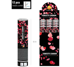Canon Kabuki ou tube de 50 cm de pétales de roses rouges pour mariages