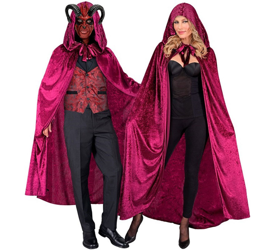 Translation missing: fr.Capa con Capucha de Terciopelo de 140 cm para adultos en varios colores