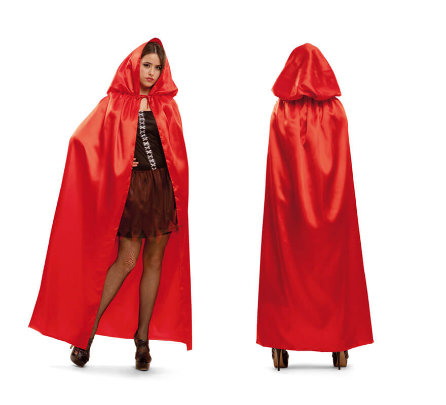 Translation missing: fr.Capa con Capucha roja para mujer
