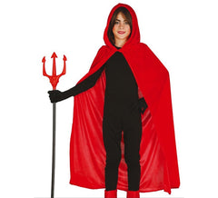Cape avec Capuche Rouge en Velours pour enfant 100 cm
