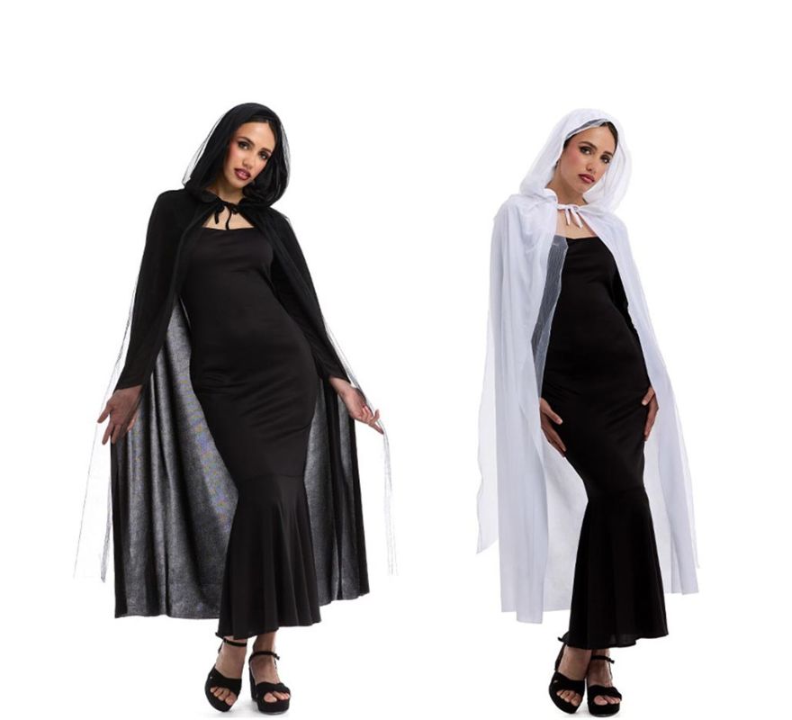 Translation missing: fr.Capa con Capucha Terciopelo y tul de 120 cm en varios colores
